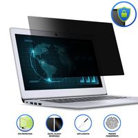 15.6 Laptop Privacy Screen Filter, Anti-Glare/Anti Scratch Laptop Screen Protector for Widescreen Laptops Display 16:9