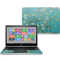 Mightyskins Skin Compatible with Hp Pavilion X360 14" (2017) - Almond Blossom | Protective, Durable, and Unique Vinyl Decal Wrap Cover | Easy to Apply, Remove, and Change Styles | Made in The USA