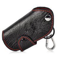 Genuine Leather Remote Key Chain Holder Case Cover Fob for Volkswagen Magotan Passat B6/B7/CC/3C