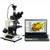 OMAX 40X-1600X Trinocular Compound Replaceable LED Microscope with 5MP Digital Camera