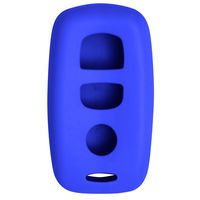 Keyless2Go New Silicone Cover Protective Case for Mazda Remote with FCC KPU41846 KPU41794 - Blue