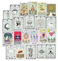 Water Bottle Tarot Stickers Laptop Stickers Divination Stickers Pack 50 Pcs Decals for Water Bottle Laptops Ipad Cars Luggages