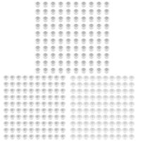 Kiorc Tattoo Ink Caps Cups 300 pcs, Mixed Sizes 9 Small 13 Medium 16 Large