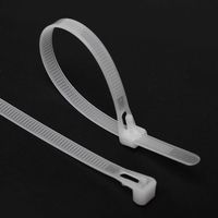 G3ELITE 50 HD Reusable Zip Tie Net Straps 10" Soccer Net Fasteners 50 Pack, Nylon Cable Ties (Natural)