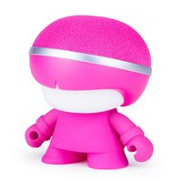 Xoopar 3 inch Art Toy Bluetooth Portable Speakers with Selfie, Wireless Speaker with Strap Hanger for Indoor Outdoor Sports, Louder Volume, Suitabel as Gift (Pink)