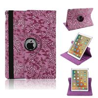 A1538/A1550 iPad Mini 4 Case,Premium Vintage Floral Pattern，Flip Folio Stand, PU Leather,360 Degrees Rotating, Slim Protective Flowers Bumper Case for Apple iPad Mini 4