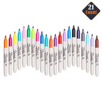 Sharpie Permanent Markers, Fine Point, The Original, Assorted Colors (The Original)