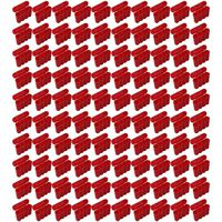 Powertron AA AAA CR123A Red Battery Holder Storage Case 100 Cases