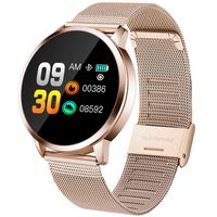 Pard Women's Smart Watch, 2019 Fitness Tracker with Heart Rate Blood Pressure Monitor for Ladies and Girls, Gold (9.5 inch)