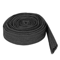 Zyyini Nylon Protective Cable Cover, 7.5 M Wear-Resisting Flame Retardant Nylon Protective Sleeve for Protecting Hose from Abrasion