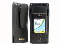2 Pack - Replacement for Motorola NNTN4496AR Battery with Clip - Compatible with Motorola NNTN4851 Two-Way Radio Battery (1000mAh 7.5V NI-CD)