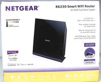 NETGEAR R6250V2 - Wireless Router - 802.11A/B/G/N/AC - Desktop - Dual Band - Black - R6250-200NAS