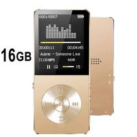 Mp3 Player, Hotechs Hi-Fi Sound, with FM Radio, Recording Function Build-in Speaker Expandable Up to 64GB with Noise Isolation Wired Earbuds