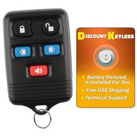 Discount Keyless Replacement Key Fob Car Entry Remote Compatible with Ford Windstar CWTWB1U511, CWTWB1U551