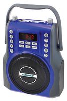 KORAMZI Karaoke Portable Rechargeable Boombox with Bluetooth,USB,SD, FM Radio, AUX in, 3.5 mm Audio Jack, Bluetooth Call Answering, Electric Guitar Audio Input, MIC Jack KS-200BL (Blue)