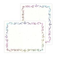 Astrobrights Foil Enhanced Certificates, 8.5" x 11", 65 lb/176 gsm, Stardust White, Vine Design, Cardstock, 25 Count (91104)