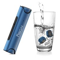 TWS Bluetooth Earbuds Wireless Noise Cancelling Earbuds BT 5.0 Bass Air Buds Mini Wireless Waterproof Earbuds with Mic Charging Case Best for Android iPhone 6 7 8 Plus X XR XS 10 11 Pro iPod iPad Blue