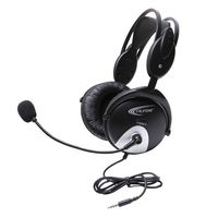 Califone 4100avt Deluxe Stereo Headset, Recessed Wiring Resists Prying Fingers for Safety, 3.5mm to Go Plug for Use with Computers, Tablets, Smartphones and Other Mobile Devices