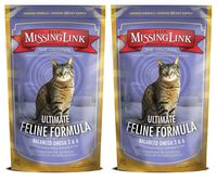 The Missing Link Original All Natural Superfood Cat Supplement Healthy Skin Coat, Immunity and Overall Health Feline Formula, 6 Ounces, 2 Pack