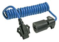 Reese Towpower 74686 Coiled 7-Way Blade to 4-Flat Adapter