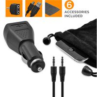 Ematic 6-in-1 Universal Accessory Kit for MP3 Players & iPod