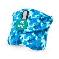 trtl Pillow Junior, Kids Travel Pillow with Built in Neck Support, Ergonomic Design and Hypoallergenic Fleece Travel Accessories for Kids Aged 8+ (Sea Camo)