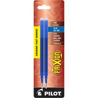 PILOT FriXion Gel Ink Refills for Erasable Pens, Fine Point, Blue Ink, 2-Pack (77321)