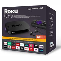Roku Ultra | Streaming Media Player 4K/HD/HDR with Premium JBL Headphones 2019 (Renewed)