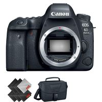 Canon EOS 6D Mark II DSLR Camera (Body Only) + Deluxe Accessories Bundle Beginner Bundle