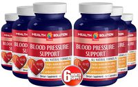 Hibiscus Supplement - Blood Pressure Support - Natural antioxidants (6 Bottles)