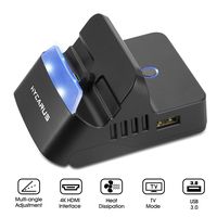 Switch Dock, HYCARUS Switch TV Dock Charging Station Adapter with 4K HDMI & USB 3.0 Inputs, Switch Docking Station with Multi-angle Adjustment and Strong Heat Dissipation Features