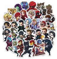 100 Pcs Movie Cartoon Stickers for Marvel Avengers Superhero Water Bottles Car Laptop Hydroflasks Phone Motorcycle Guitar Skateboard Computer Vinyl Sticker Waterproof Decals for Teens Girls Adults