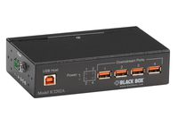 Black Box Industrial USB 2.0 Hub with Isolation, 4-Port