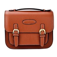 Shaveh PU Leather Single Shoulder Camera Bag Case with Adjustable Shoulder Strap for Fujifilm Instax Mini 7s,Mini 8,Mini 9,Mini 25,Mini 70,Mini 90 Instant Cameras and Polaroid Instant Camera(Brown)