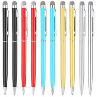 Stylus Pen for Touch Screens, Youhu 10PCS Capacitive Stylus Pen 2 in 1 Universal Ballpoint Stylus Pens for IPad,iPhone,Samsung,HTC,Kindle,Tablet, Black Ink, Mesh Fiber Tip (Multicolor)