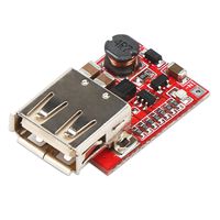 3V to 5V Converter, DROK 1A DC USB Step Up Boost Module, 1V-5V to 5.1V-5.2V Mini Battery Voltage Regulator Booster Circuit Board for Phone Charging