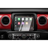 CDEFG for 2018 2019 2020 Wrangler JL/ 2020 Gladiator JT Center Control Touchscreen Navigation Touch Screen Protector, HD Clear Tempered Glass 9H Scratch Resistance (8.4IN)