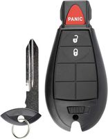 KeylessOption Keyless Entry Remote Car Key Fob Alarm for Dodge Ram, Jeep Cherokee GQ4-53T