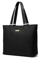 NNEE 15 15.6 Inch Water Resistance Nylon Laptop Tote Bag Computer Travel Carrying Bag - Black