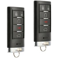 Smart Key Fob Keyless Entry Remote fits Cadillac CTS STS 2008 2009 2010 2011 2012 2013 2014 (M3N5WY7777A), Set of 2