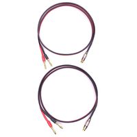 CESS-023-3f Banana Plugs to RCA Cable 3 FT, Phono Banana Speaker Cable, 2 Pack