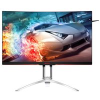 AOC AGON AG322QC4 31.5" Curved Framless Gaming Monitor, QHD 2560x1440 VA panel, FreeSync 2, DisplayHDR 400, 144Hz, 4ms, DisplayPort/HDMI, VESA