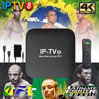 2019 IPTV 8ª GERAÇÃO 280+ canais de TV, muitos deles em recursos HD, Bluetooth, Android 7.1.2 e muitos canais de entretenimento, Infantil, esportes, filmes e séries (IPTV8 White Edition)