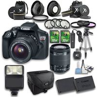 Canon EOS Rebel T6 DSLR Camera with 18-55mm is II Lens and Accessory Bundle (15 Items)