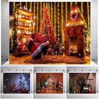 kionme Christmas Pictorial Cloth Photography Backdrop Cloth Background Studio Prop Backgrounds