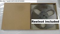 Empty Acid Free Archival Box Only! for 7" x 1/4" Take Up Reel to Reel Small Hub