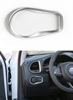 Dwindish Matte ABS Decoration Headlight Switch Frame Trim Cover for Jeep Renegade 2015 Up