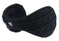 Brook + Bay Womens Ear Muffs - Winter Ear Warmers/Covers - Cable Knit Furry Fleece Earmuffs for Cold Weather