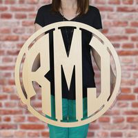 SALE 12-36 inch MODERN Wooden Monogram Letters Vine Room Decor Nursery Decor Wooden Monogram Wall Art Large Wood monogram wall hanging wood LARGE