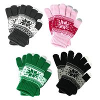 4 Pairs, Winter Lightweight Sports Gloves Warm Screen Touch for Tablet Smartphone